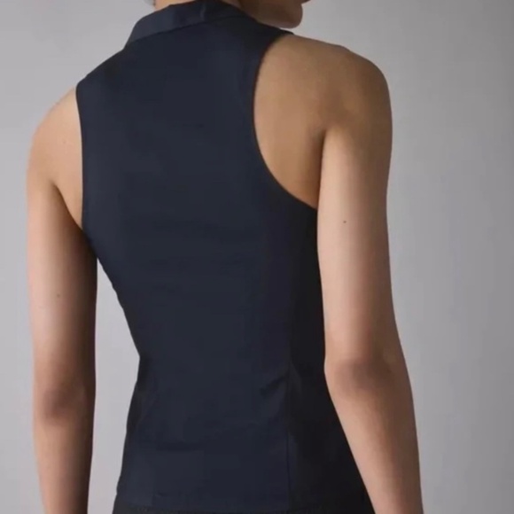 Urban Outfitters UO Party Girl Black Button Down Sleeveless Y2K Top Womens Small - Picture 3 of 5